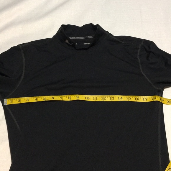 Under armour black coldgear mock neck men’s medium - Picture 4 of 9